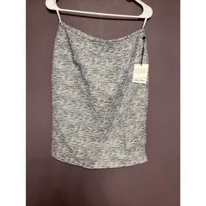 Calvin Klein Women's Skirt Boucle Black & Cream Tweed